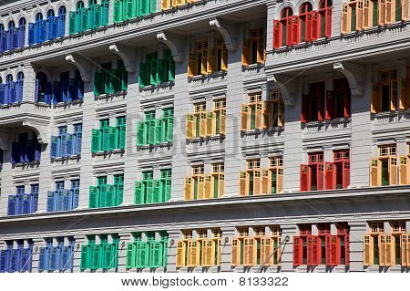 Singapur Fensterläden