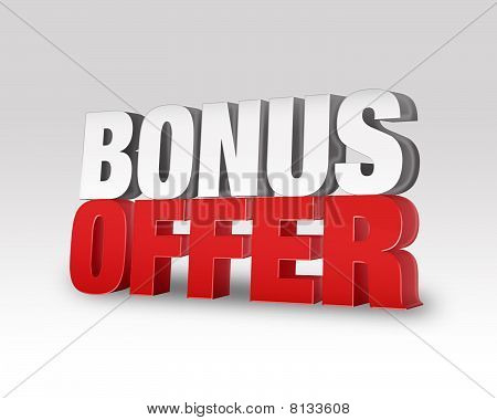 Bonus Offer