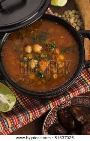 Moroccan Traditional Soup - Harira, The Traditional Berber Soup Of Morocco