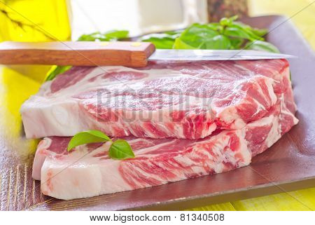 raw meat