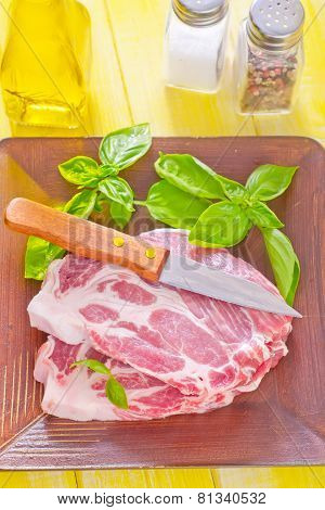 raw meat