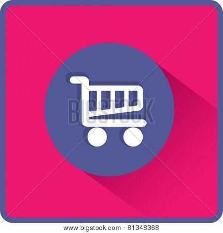Flat Vector Cart Icon