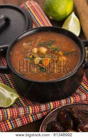 Moroccan Traditional Soup - Harira, The Traditional Berber Soup Of Morocco