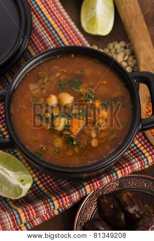 Moroccan Traditional Soup - Harira, The Traditional Berber Soup Of Morocco