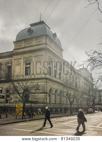 State Law School Of Montevideo Perspective View