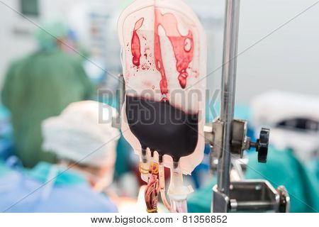 Giving Packed Red Cell Blood During Surgery