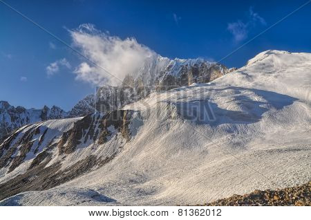 Mountain Peaks In Tajikistan