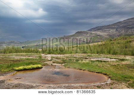 Hot Water Spring Iceland