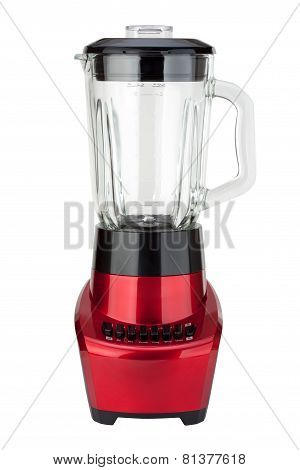 Red Electric Blender (clipping Path)
