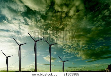 Wind Turbines landscape