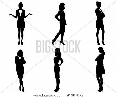 Businesswomen Silhouettes