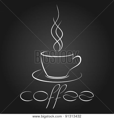 Vector Icon Of Coffee Cup