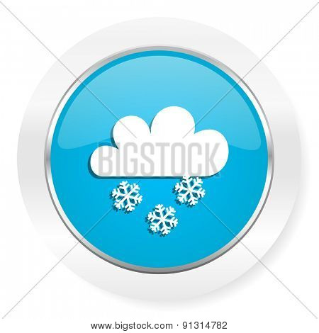 snowing icon waether forecast sign 