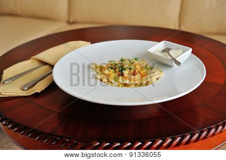 Dumplings With Greaves