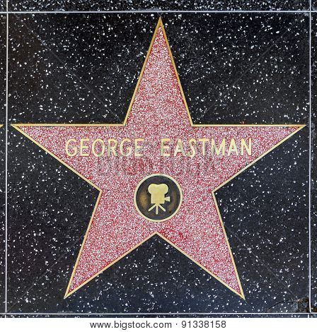 George Eastman's Star On Hollywood Walk Of Fame