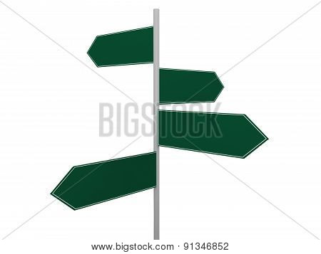 Blank Road Sign Template