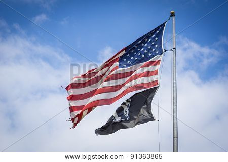 Tattered Stars And Stripes