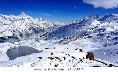 Snow Alps Mountains