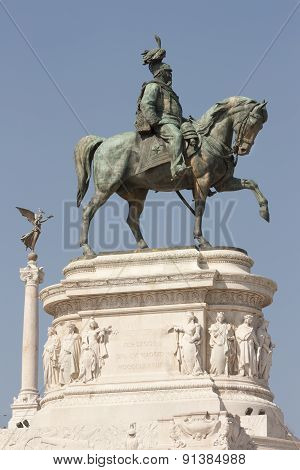 Statue Of Vittorio Emanuele Ii