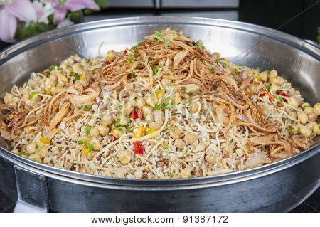 Oriental Koshery At A Hotel Restaurant Buffet