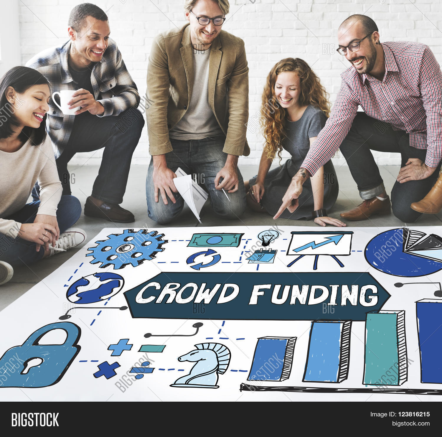 Crowd Funding Finance Image & Photo (Free Trial) Bigstock