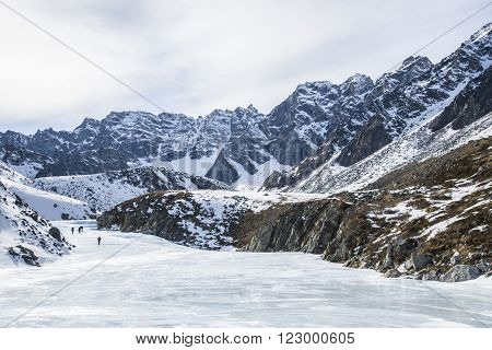 The tourists climbed to the highest point of Buryatia