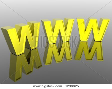 3D World Wide Web Internet simbolo