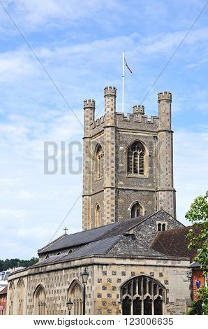 HENLEY-ON-THAMES, UK - JULY 10, 2015 - St Marys Parish Church Henley-on-Thames Oxfordshire England UK Western Europe, July 10, 2015.