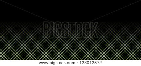 Black Background with soft light green grid