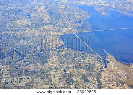 Aerial View Of Tampa
