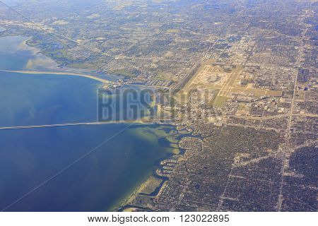 Aerial View Of Tampa