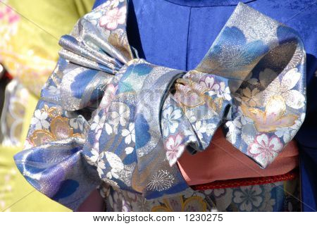 Kimono kumaş detayları