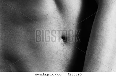 Corps masculin - nombril
