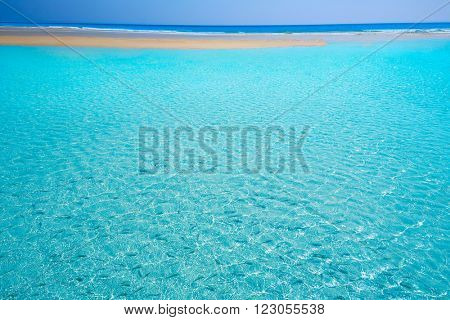Jandia beach Mal Nombre Fuerteventura at Canary Islands of Spain