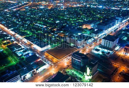 Riyadh, nght view of the city from the Al Faisaliah tower terrace
** Note: Visible grain at 100%, best at smaller sizes