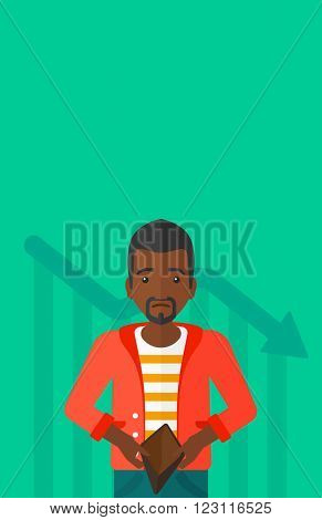 Bancrupt business man.