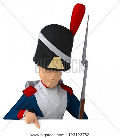 Napoleonic grenadier