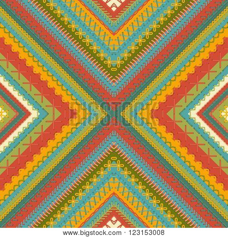 Seamless Ethnic Pattern.