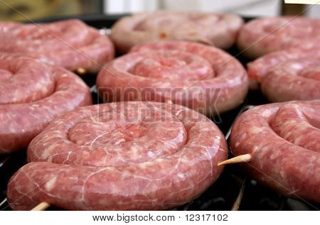 Bratwurst (runde stegt pølse)