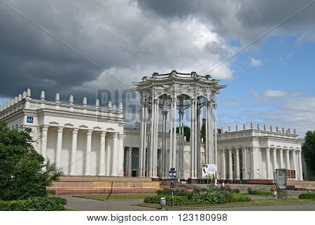 Moscow, Russia - July 04, 2009: Pavilion 