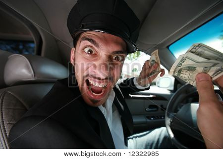 Böse Taxifahrer