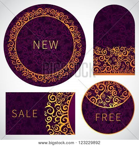 Labels With Golden Curls.