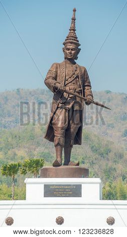 HUA HIN, THAILAND - JANUARY 28: Rajabhakti Park on January 28, 2016 in Hua Hin. Rajabhakti Park is a new tourist attraction displaying giant bronze statues of seven historic Thai kings.