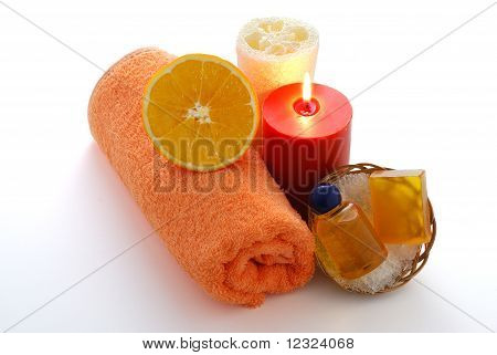 Spa com sabor laranja
