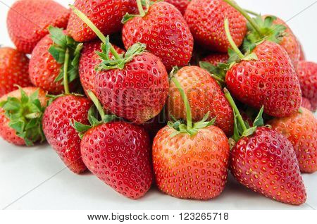 Fresh strawberry from the farm on the mountain.