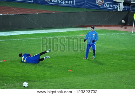 Goalkeeper Of Spain, Iker Casillas During The Training Session