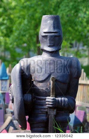 kriger skulptur