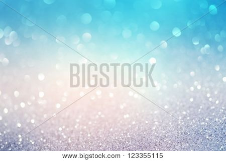 christmas lights. Christmas soft Bokeh background with pastel colors