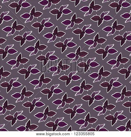 leaves vector seamless pattern, vector background,vector texture