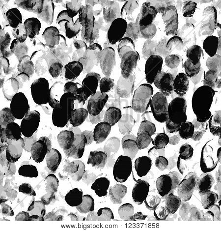 Seamless grunge fingerprint background. Abstract texture illustration